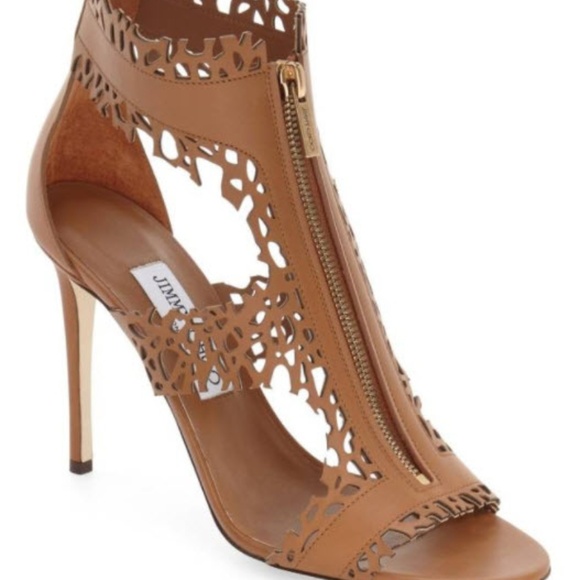 Jimmy Choo Shoes - Jimmy Choo- 'Megan' Laser Cutout Sandal-NEVER WORN
